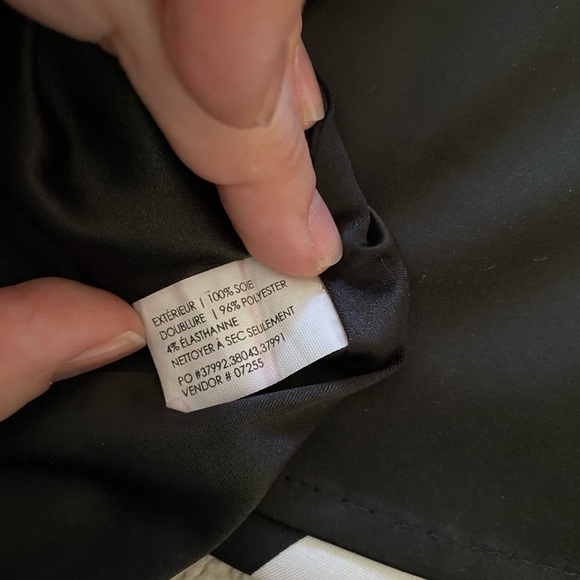 100% Silk Club Monaco Polka Dot Skirt - size 4 - Picture 3 of 11